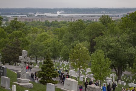 Het Pentagon in de verte